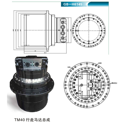 TM40行走馬達總成