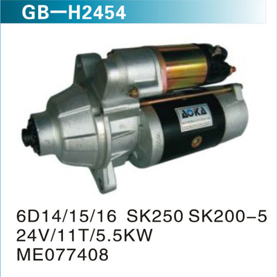 6D14 15 16 SK250 SK200-5启动马达