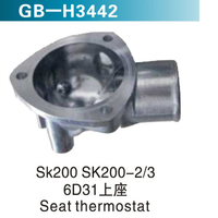 SK200 SK200-2 3 6D31上座 Seat thermostat