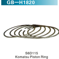 S6D115 KOMATSU PISTON RING