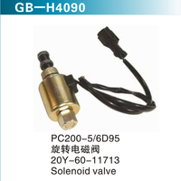 PC200-5 6D95 旋轉電磁閥 20Y-60-11713 Solenoid valve