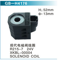 現(xiàn)代電磁閥線圈 R215-7  24V  XKBL-00004  SOLENOID COIL