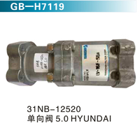 31NB-12520单向阀5.0HYUNDAI