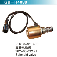 PC200-6 6D95 旋轉電磁閥 20Y-60-22121 Solenoid valve