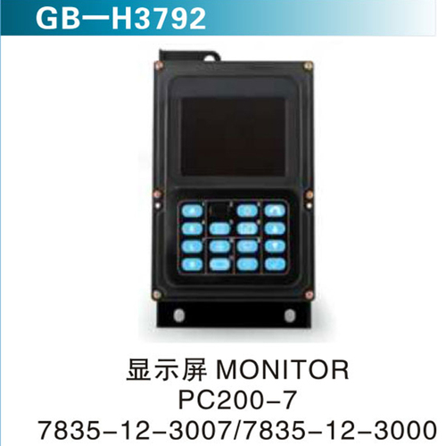 顯示屏MONITOP  PC220-7  7835-12-3007 7835-12-3000